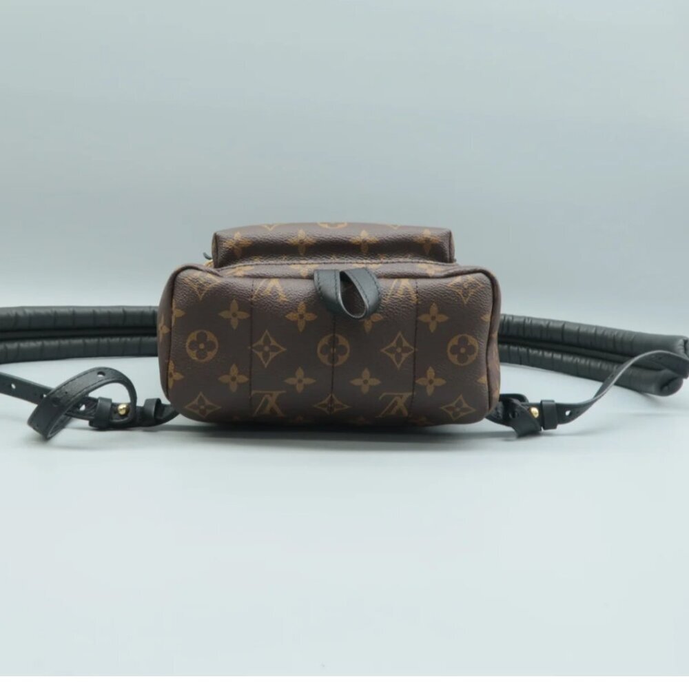 100% Authentic Louis Vuitton Palm Springs Brown Monogram Canvas Backpack - Picture 5 of 12